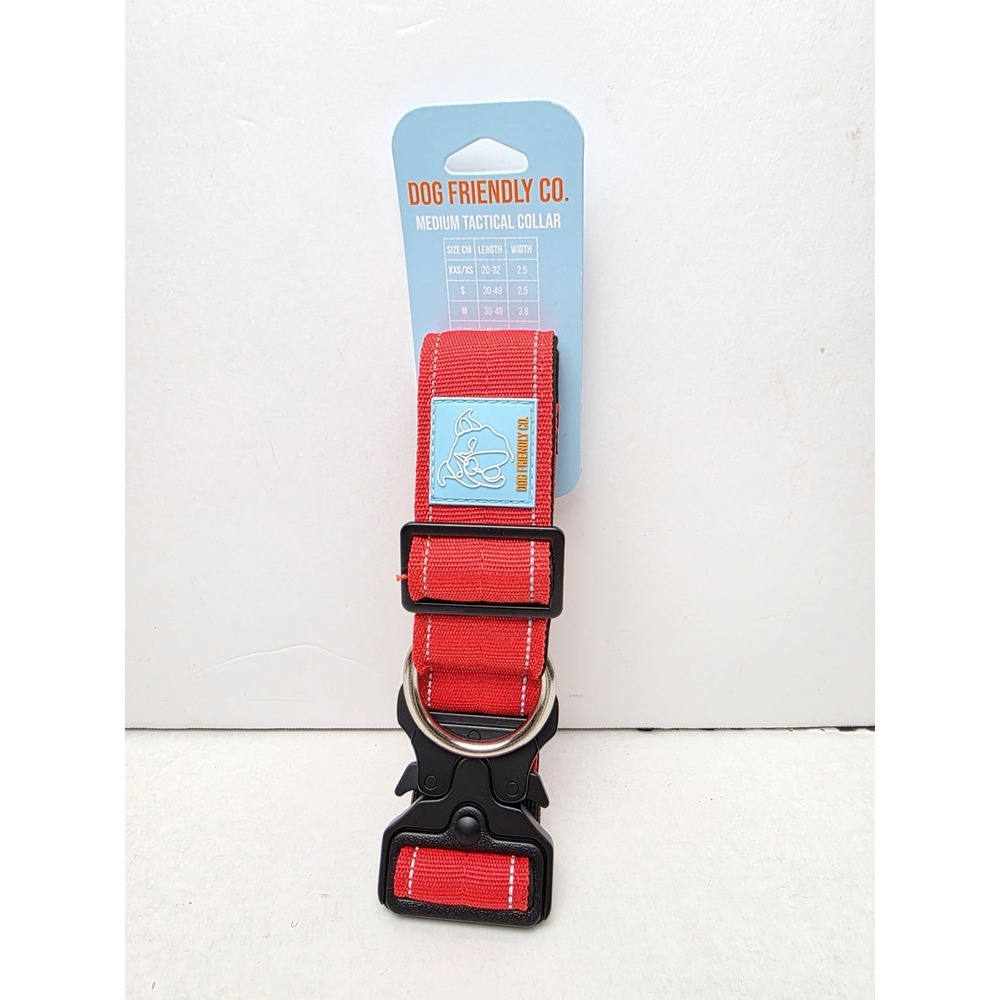 Dog Friendly Co.‎ Medium tactical collar Red NEW